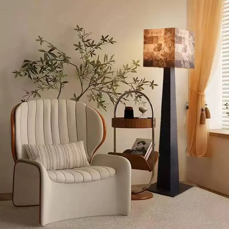 Bedroom study living room Chinese art creative new floor lamp, vertical floor lamp