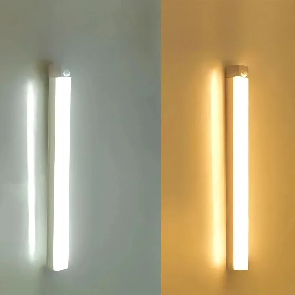 

LED Motion Sensor Light Wireless LED Night Light Type C Rechargeable Light Cabinet Wardrobe Lamp Staircase Backlight for Kitchen