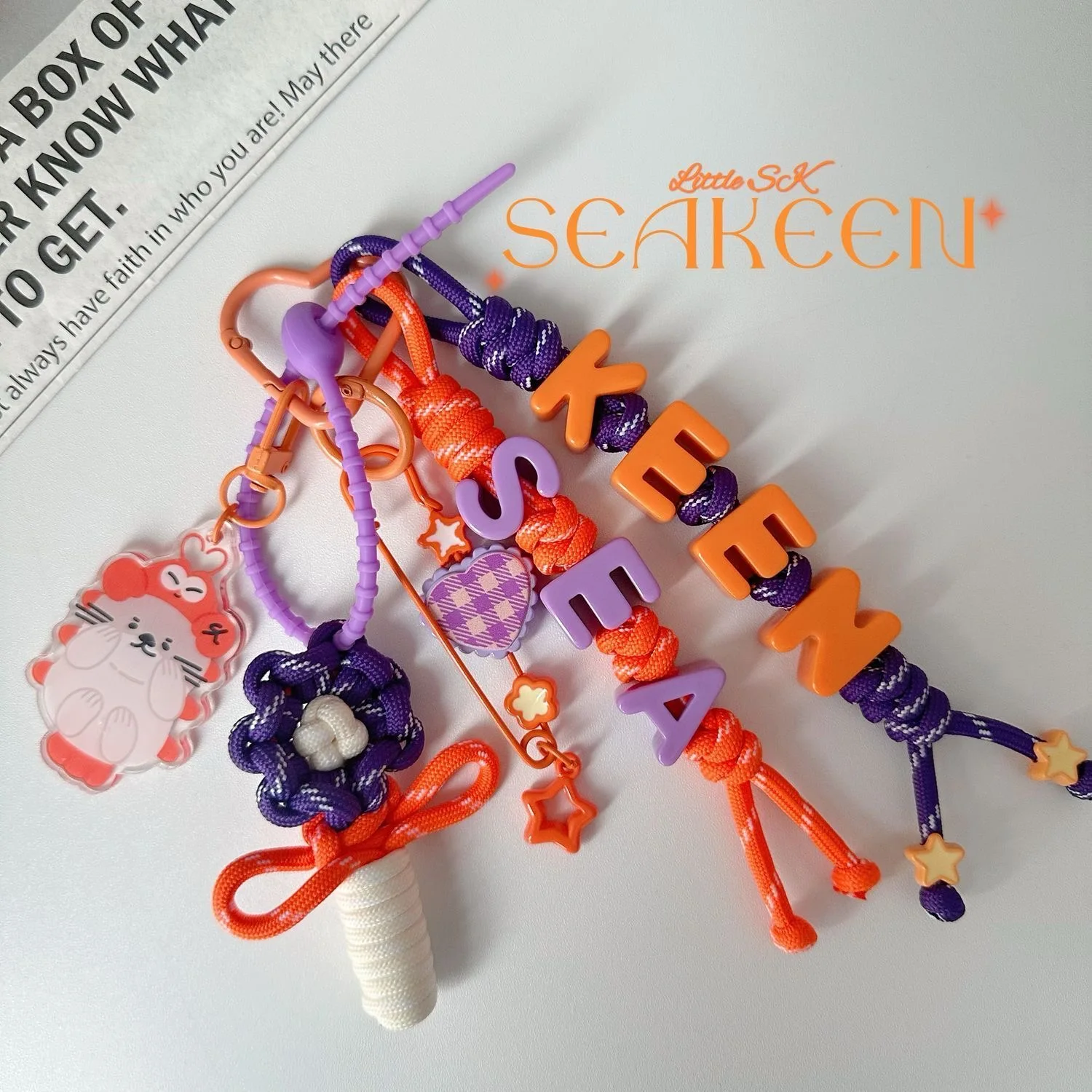 2025 New Gmmtv Thai Star Thai Drama CP Sea & Keen Seakeen Tachayaporn Keen Suvijak Thai Head 2 Head Bag Pendant Keychain