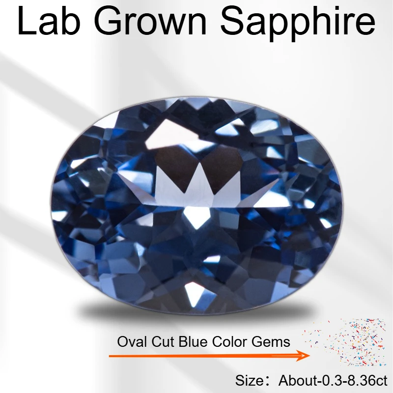 

M-Lab выращенный сапфир овальной огранки синего цвета драгоценные камни высокого качества низкая стоимость для установки ювелирных изделий и индивидуального дизайна на выбор сертификат AGL