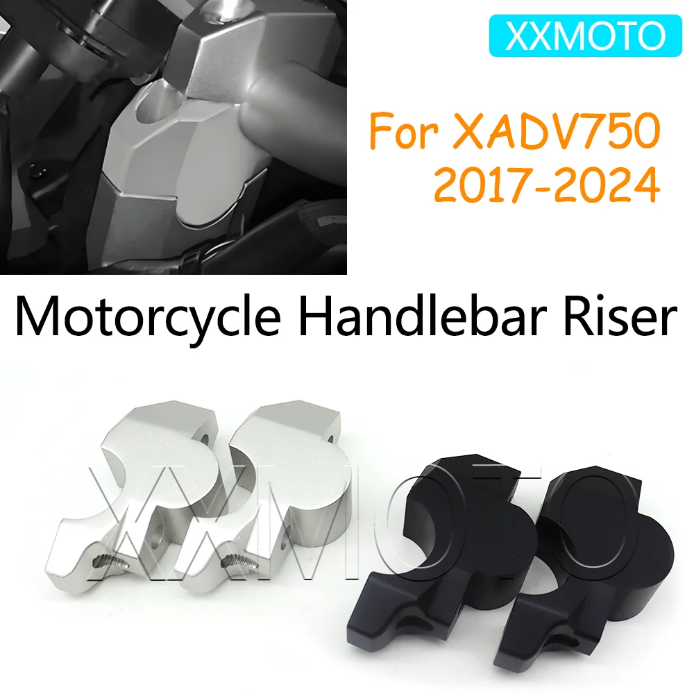 

For Honda XADV 750 XADV750 X ADV 150 160 350 ADV150 ADV160 2017-2024 Motorcycle Handlebar Riser Heightening Mount Handle Clamp