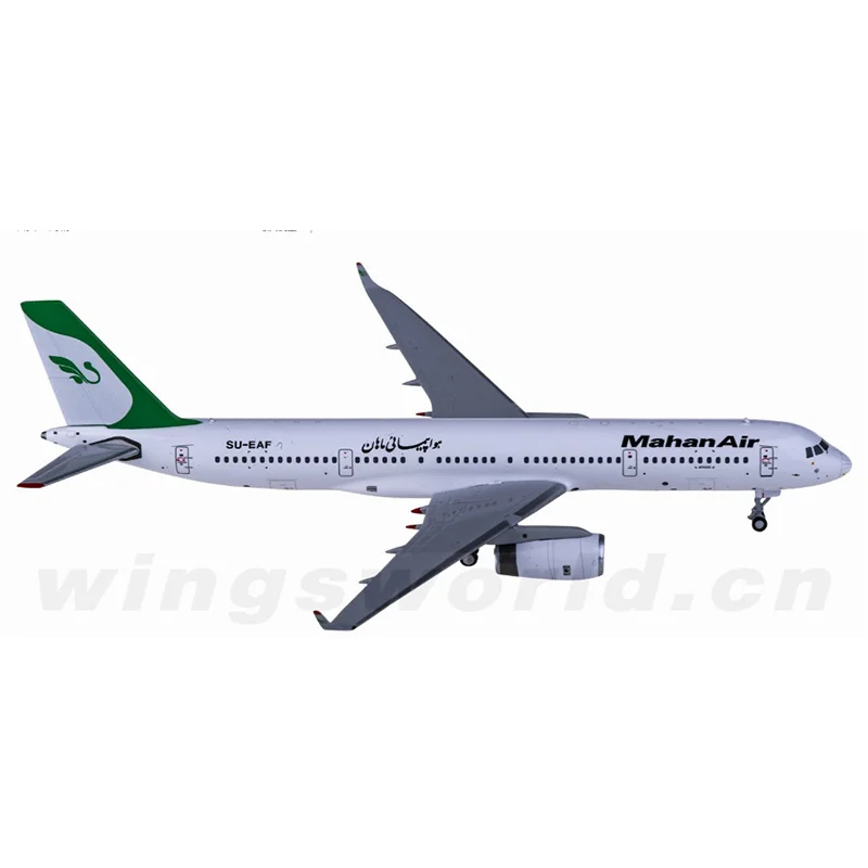 Diecast Scale 1:400 NG40003 Mahan Air Tupolev TU-204-120 SU-EAF Alloy Simulation Aircraft Model Decoration Gift Collection