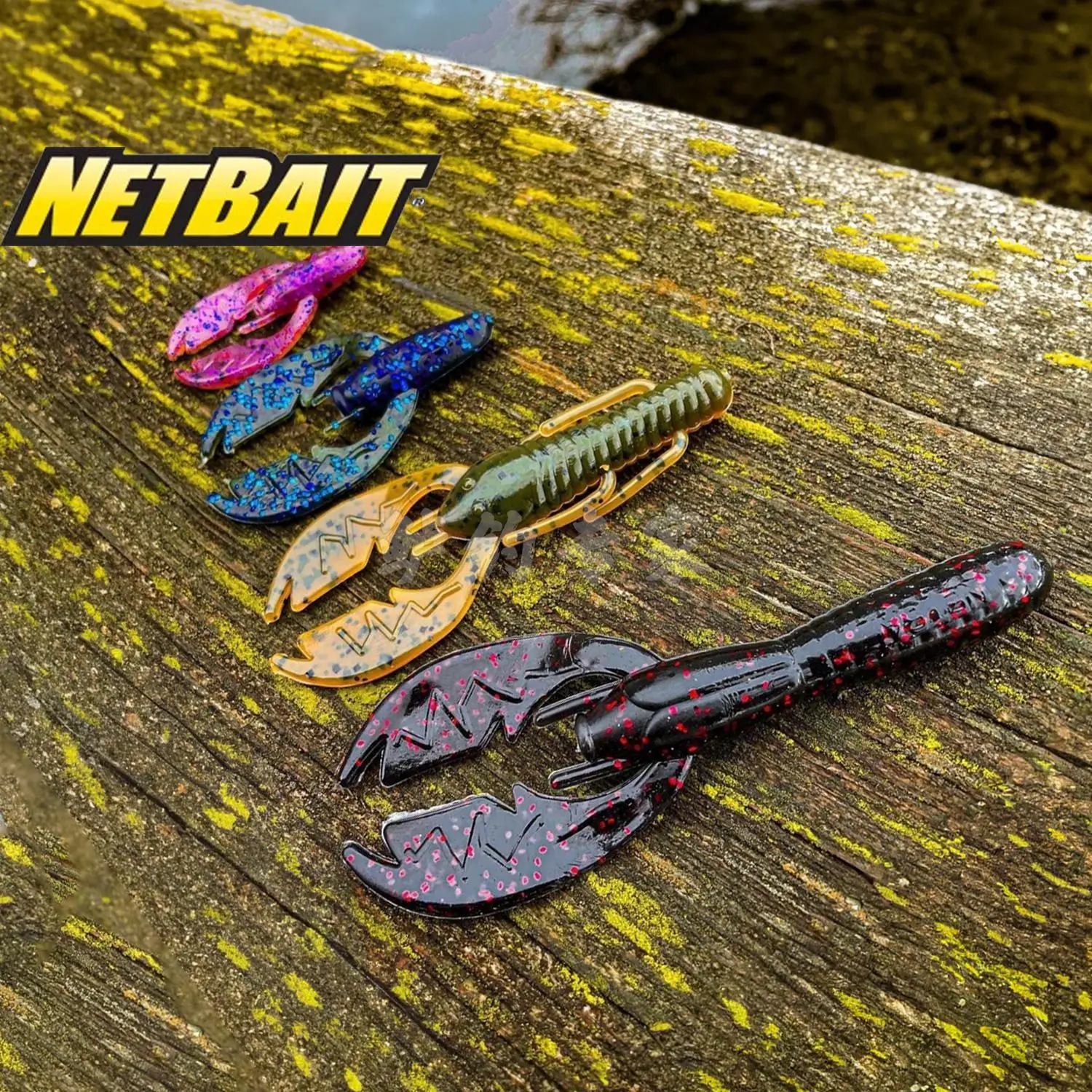 Американская креветка NETBAIT Capato Tail, полые креветки, тонкая креветка Craw типа Paca Add BaitFule