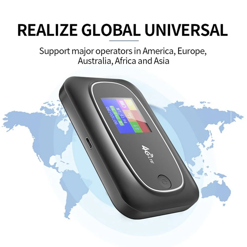 Portable Wifi Router Pocket Mobile Wifi Hotspot 4G With Sim Card Slot Unlocked Modem Wifi Router