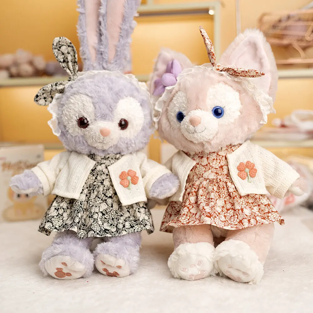 

Mini Plush Doll'S Clothes Outfit Accessories For Cartoon Plush Toys Floral Dress Vest Hairband Clothing Gift