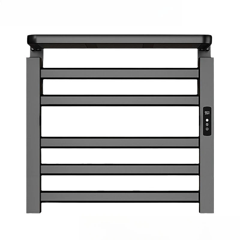 

Electric towel rack Smart bathroom drying space aluminum non-punching constant temperature heating folding towel rack