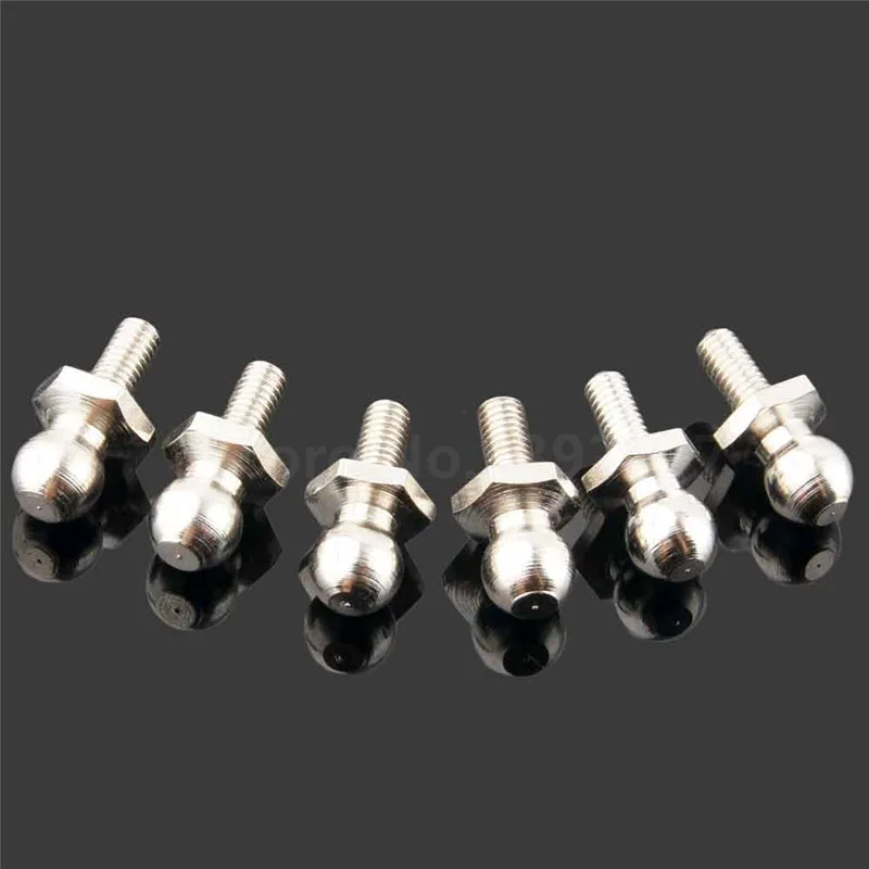 6 Pieces HSP Spare Parts Accesorries 02038 Ball Head Screw Fit RC Car 1/10 4WD Model Buggy Truck