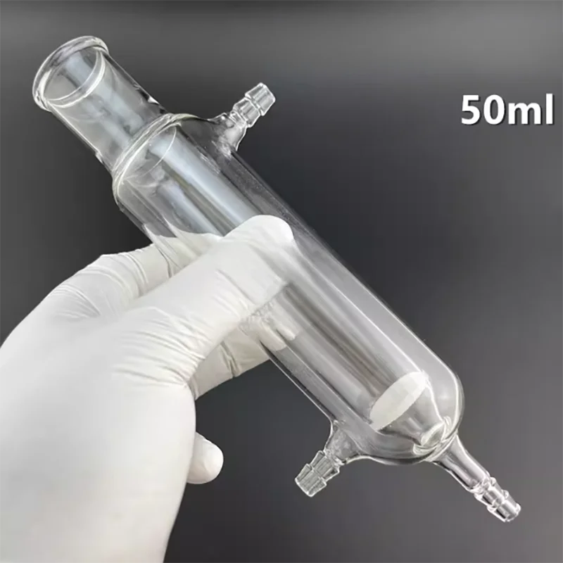 

Double-jacketed sand core chromatography column sandwich filter thermostatic funnel peptide synthesis reactor kettle