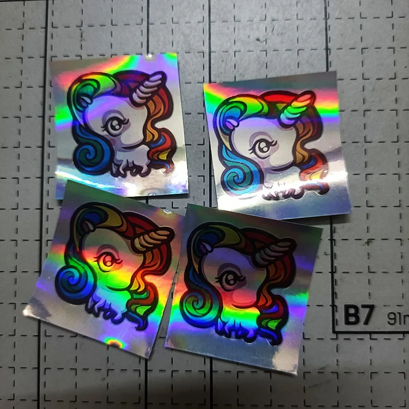 4Pcs Csgo Game Peripherals Holographic Print Stickers Physical Waterproof Mobile Phone, Computer, Laptop, Car Sticker Toys Gift