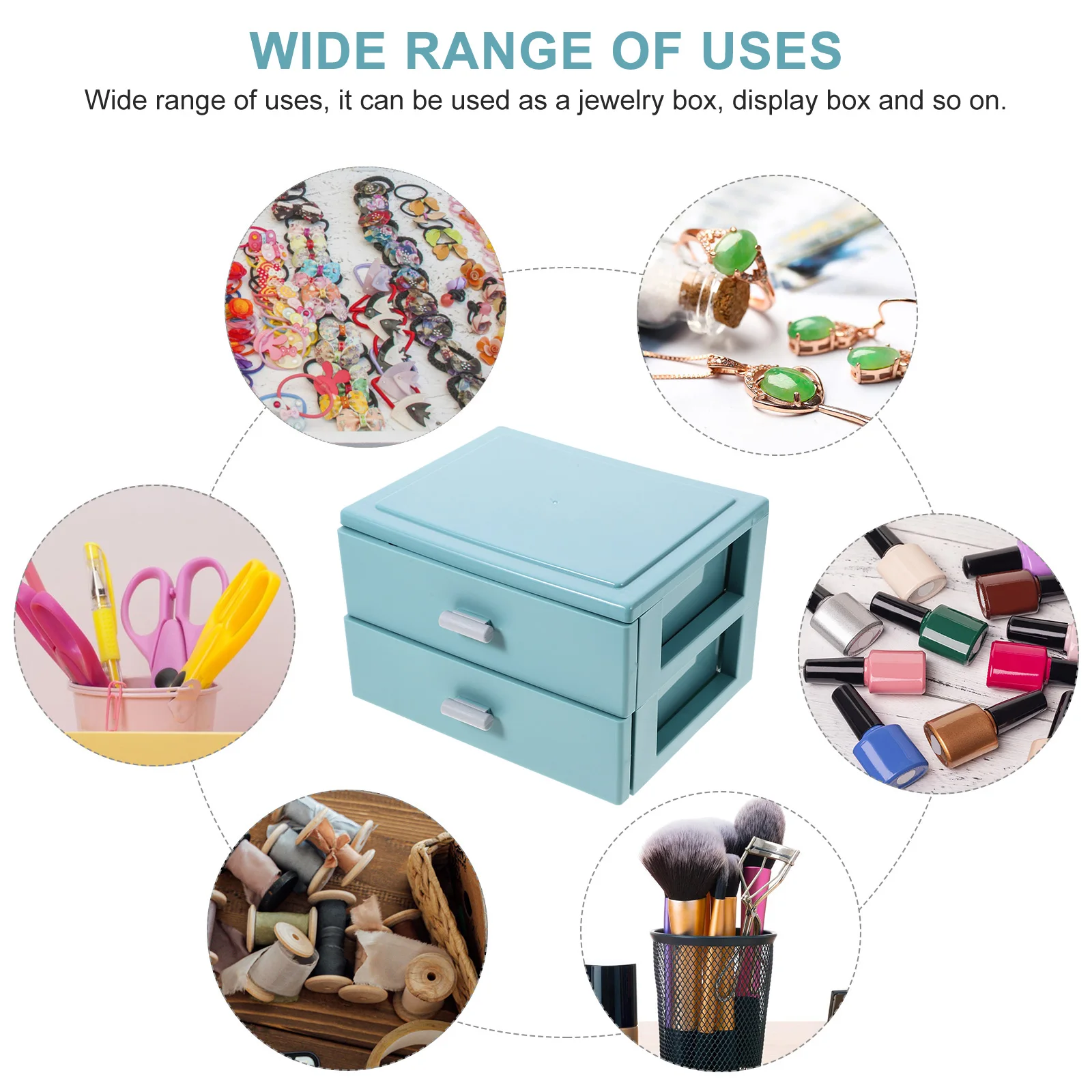 

Drawer Storage Box Desktop Organizer PP Containers Large Capacity Office Stationery Supplies Plastic Drawer for Pens