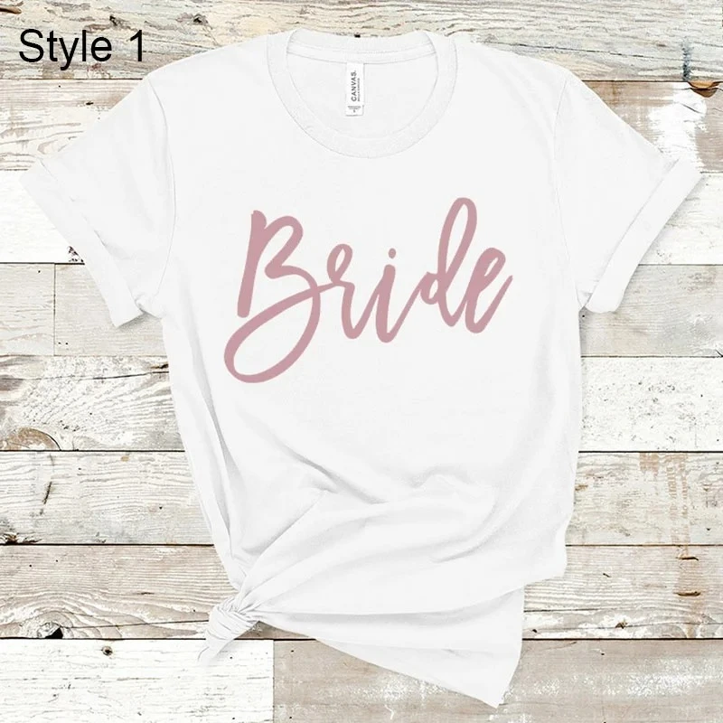 Bridal Bachelor Party T Shirts Baby of Honor Mother of the Groom Jr. Bridesmaid Bride Flowers Girl Brides Babes Team Bride Maid