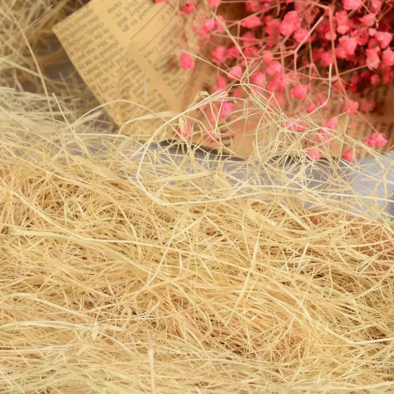 30g Linen Raffia Confetti Shredded Crinkle Grass DIY Gift Box Filling Crafts Paper Wedding Birthday Party Gift Packaging Filler