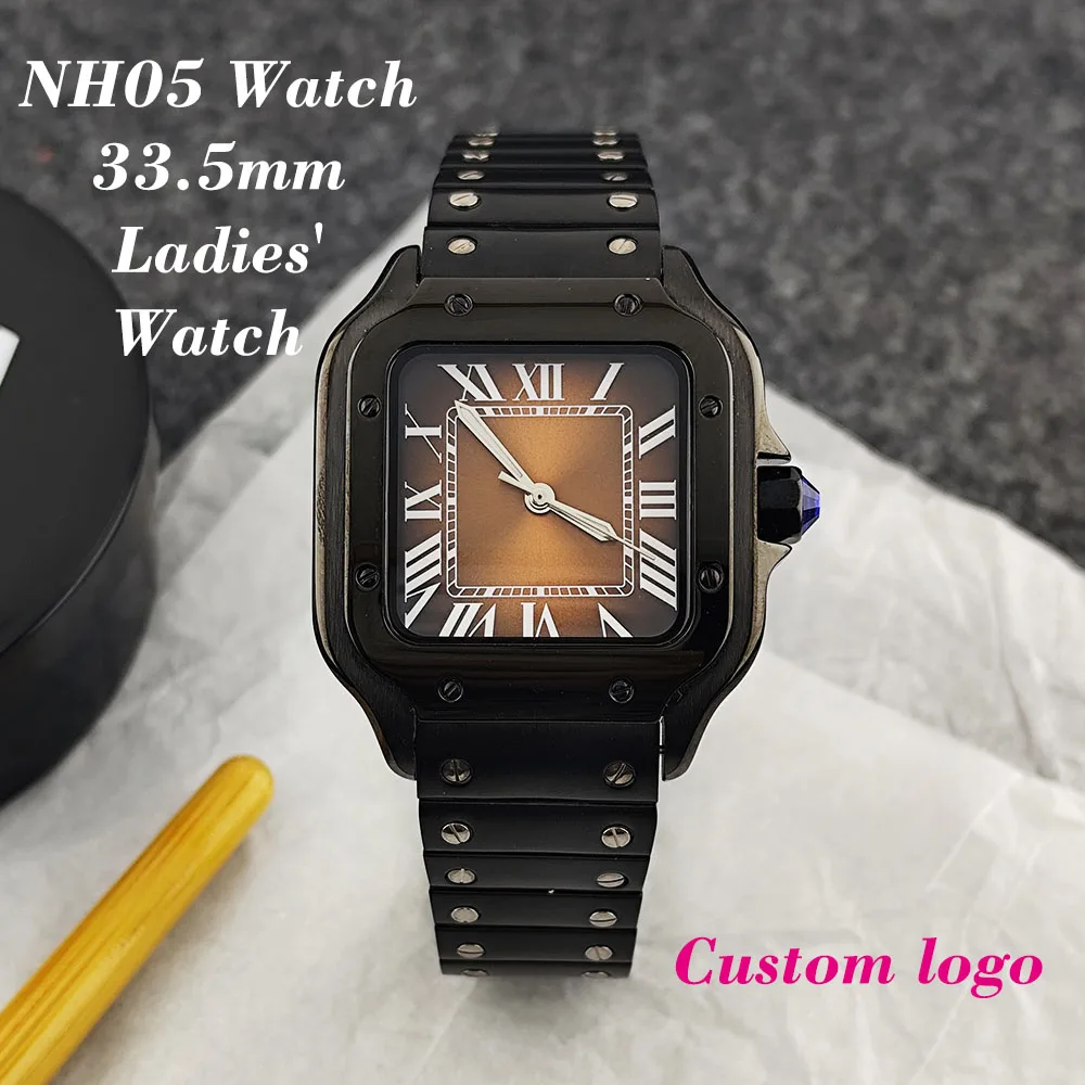 2026 Hot NH05 Ladies' Watch 33.5mm High Quality Watch Customized Logo Stainless Steel Watch NH05 Movement Watch