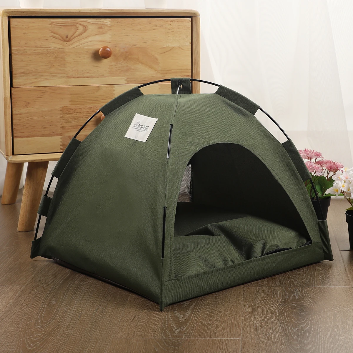 Tenda per animali domestici letto gatti forniture per la casa accessori cuscini caldi mobili divano cestino letti inverno Clamshell Kitten tende Cat