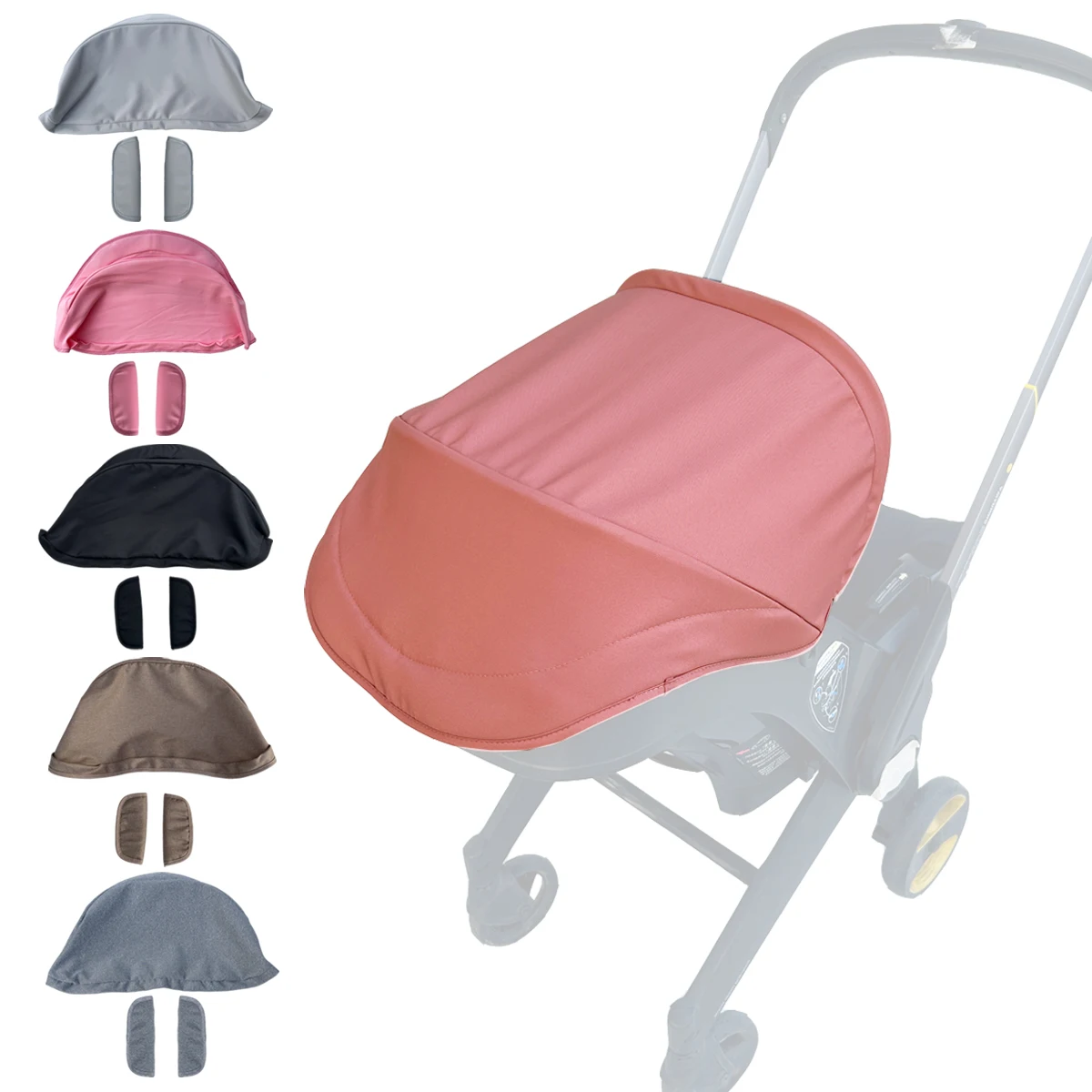 Сменный тент для коляски Mom Tan, совместимый с автокреслами и колясками Doona+ и Doona i - прочная дышащая ткань
