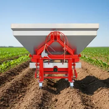 【Hot】Factory Farm Agricultural Machinery Tractor Mounted 3 Point Hitch Fertilizer Spreader Rice Seeder Machine Planter