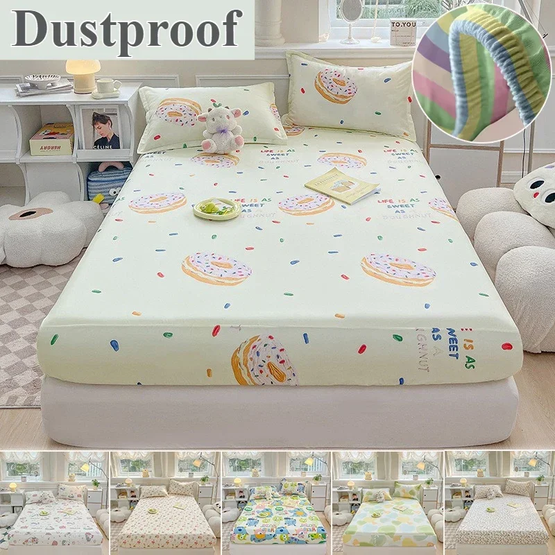 

Bedspreads Cartoon Kid Bedding Fitted Sheet Elastic Band Around Mattress Cover Soft Comfort Single sabanas Bed Cover Bed Sheets