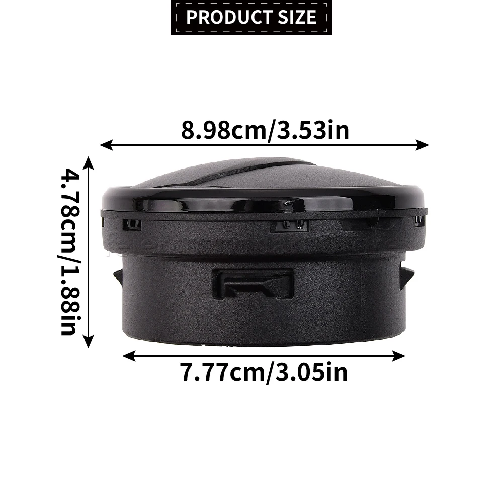 OEM 6J0819110 6P0819110 Black Silver Front Dashboard AC Air Vent Grille Diffuser For Seat Ibiza ST Mk4 Interior Replacement Part