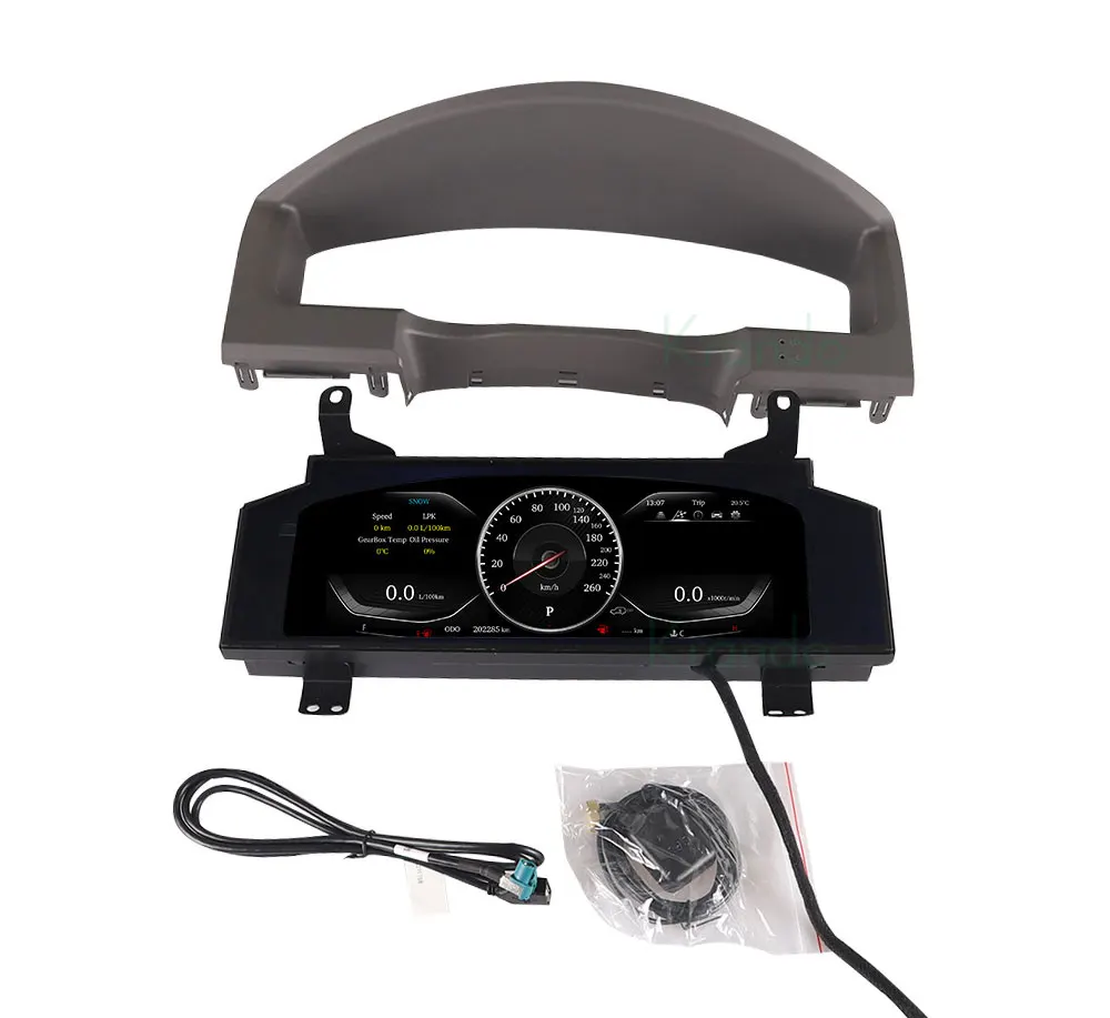 krando Linux Car Digital Instrument Cluster for Lexus LX570 2010 - 2017 LCD Dashboard Cockpits Smart Display Speedometer Screen