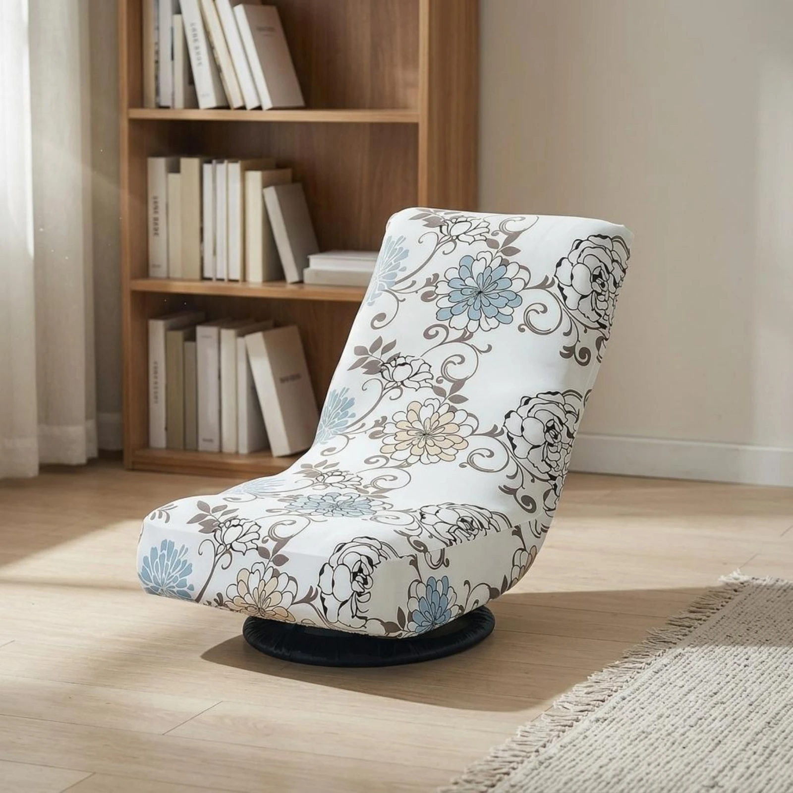 Children's Chair Slipcover Printed Reading Chair Cover Home Textile Single-Piece Fitted