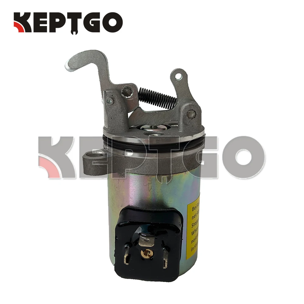 0417 0534R 12V Fuel Shut Off Solenoid 04170534R for Deutz BF4M1011F Bobcat Skid Steer Loader