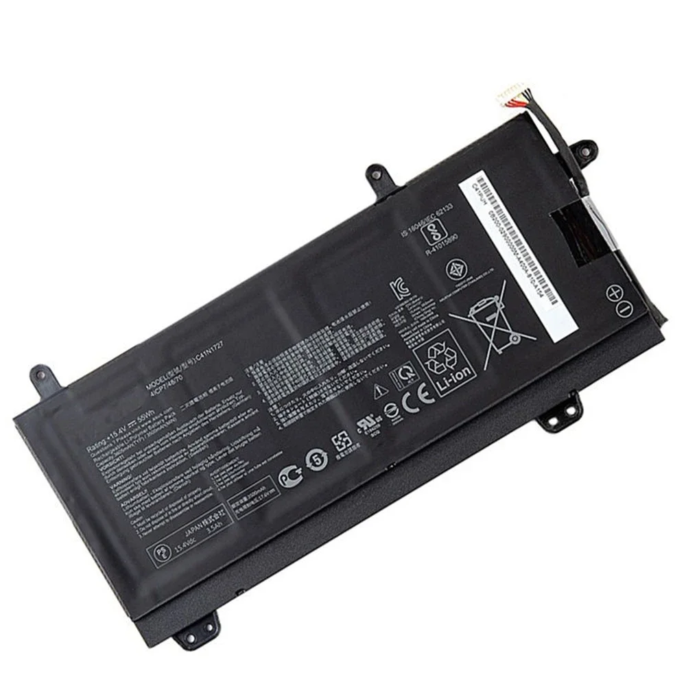 Imagem -04 - Bateria Original do Portátil para Asus Rog Zephyrus m Gm501 Gm501g Gm501gs C41n1727 15.4v 55wh