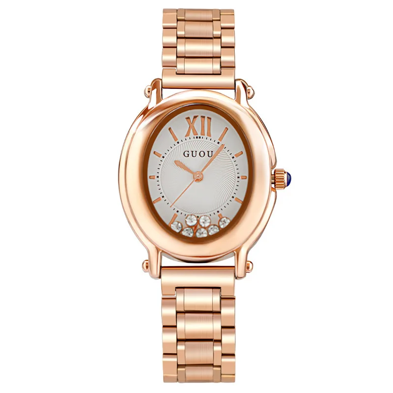 

Watch women, simple temperament women's fashion quartz watch, belt trend oval women's watch