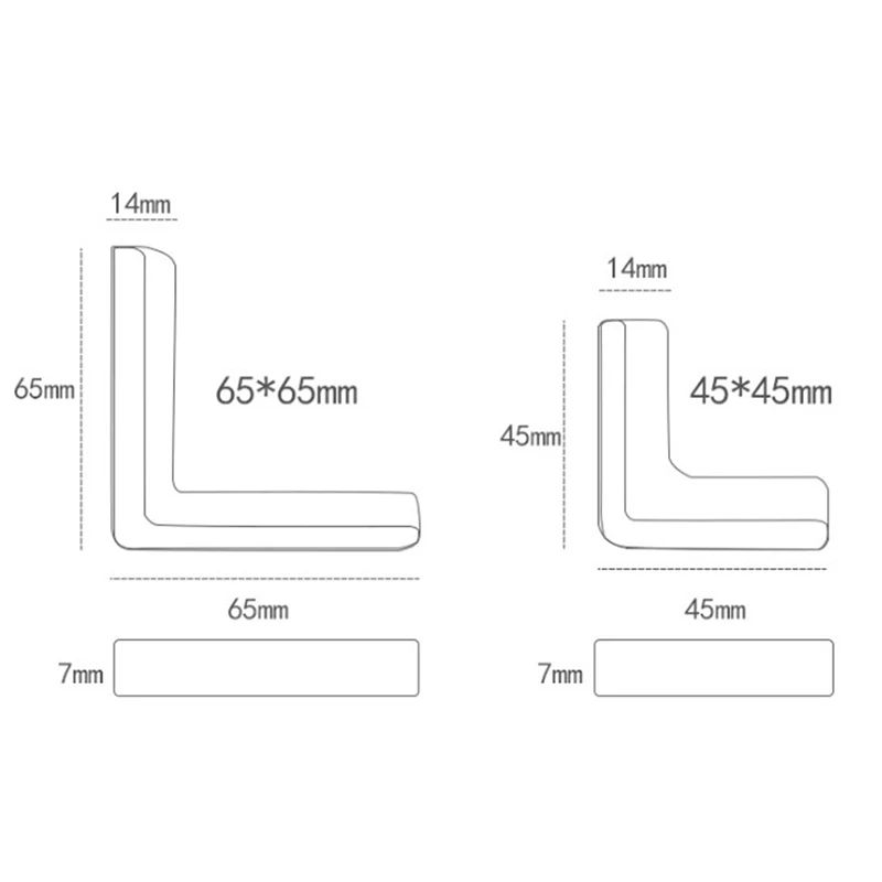 4 Stuks Silicone Veiligheid Meubels Rand Banding Corner Guards Aluminium Hoeken Ramen Anti-Bump Head Protector Kind Anti-botsing