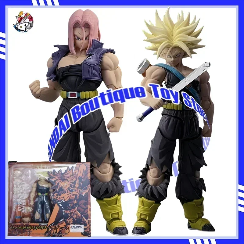 In Stock Dragon Ball Shf Trunks Townsend Big Explosion, Fried Hair  Battle Damage Trunks 06B Action Figure Collection Gift