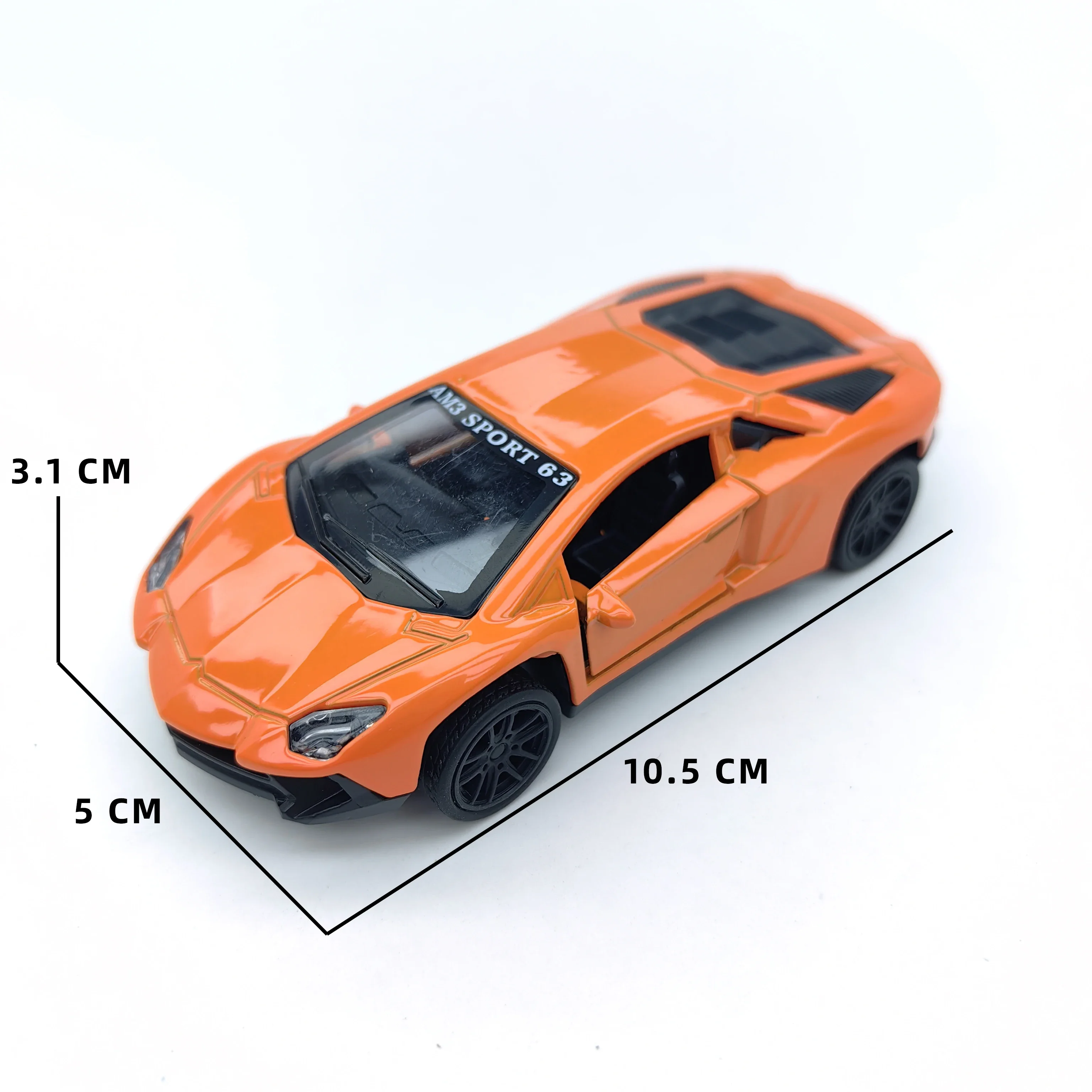 Porte d'ouverture, jouet à inertie, voiture de course, nouveau modèle de voiture de sport en alliage, Mini voiture rétractable pour garçons