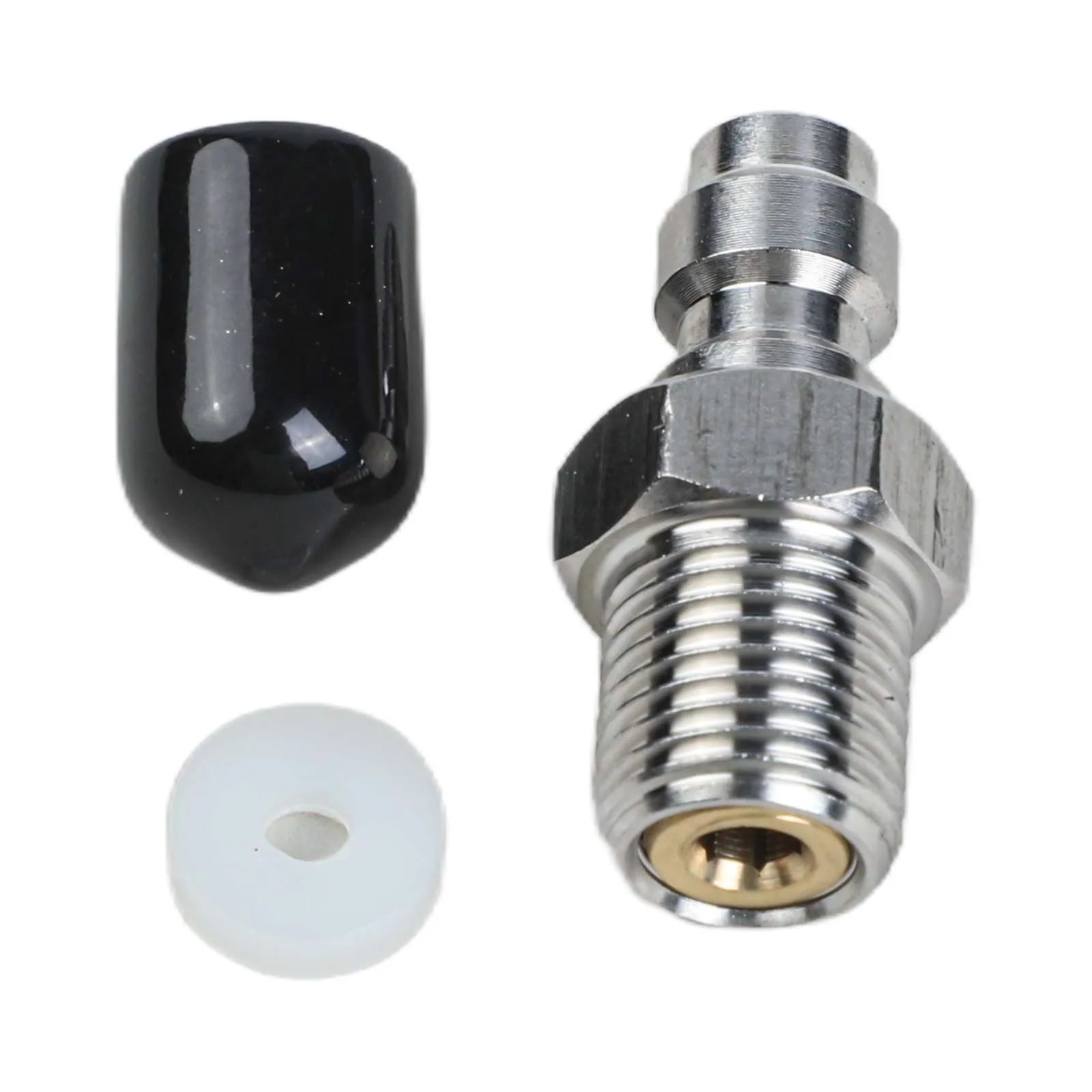 8mm Male for Quick Connect Check Valve with Filter M10x1 for High Pressure Pump Operational Enhancements Stainless Steel