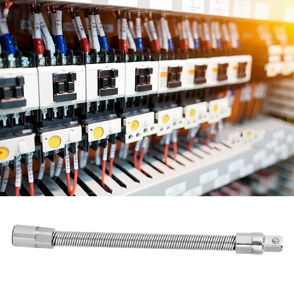 3/8” Flexible Extension Bar Shaft Bit Holder Connecting Link (200mm)