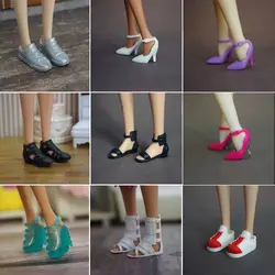 High Quality Quality 1/6 Doll Shoes Original 10 Styles Super Model Boots 30cm Female Doll Boots Doll Accessories