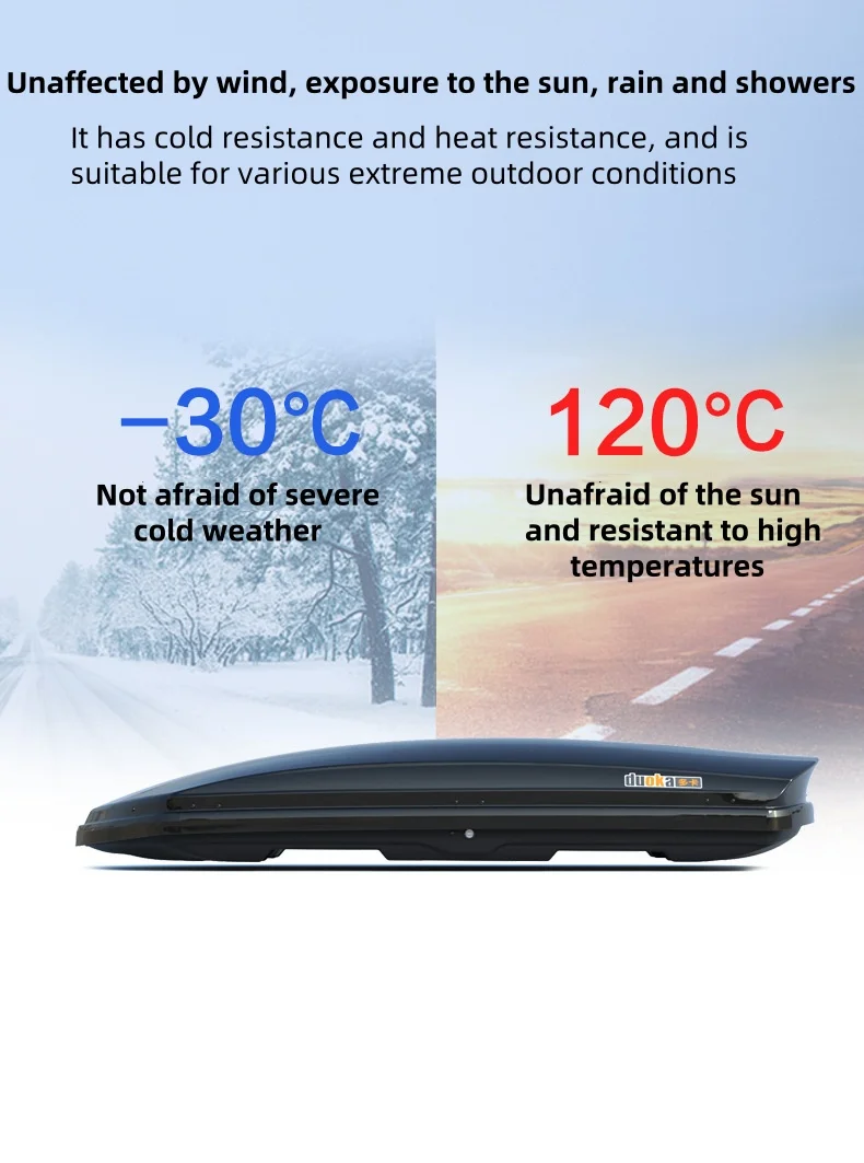 500L Car Roof Box – Dual Side Open, Lockable, Waterproof Luggage Carrier for SUV/Car