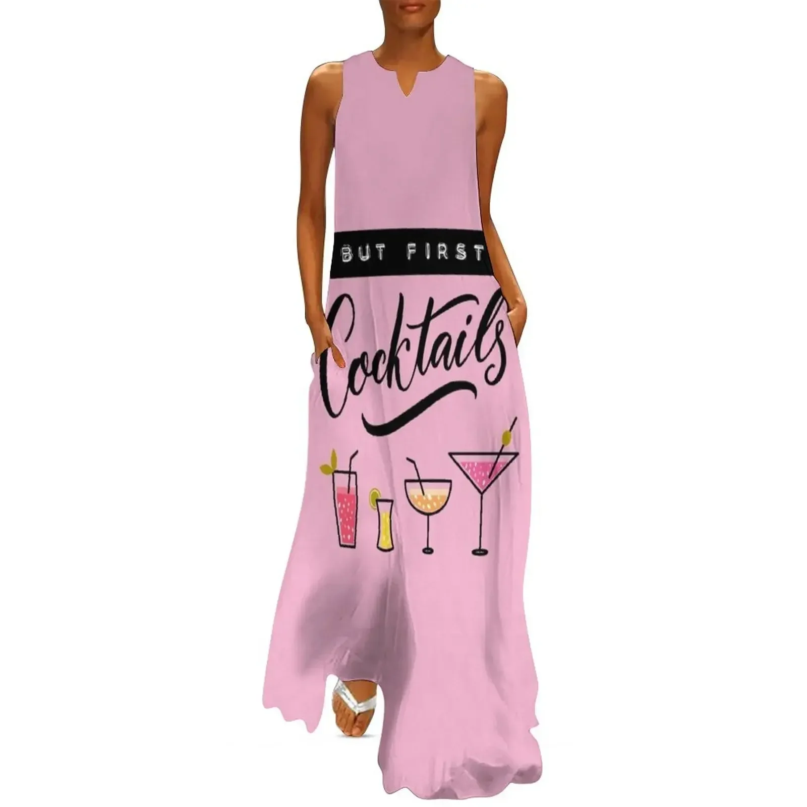 

But first, cocktails Long Dress prom clothes women long dresses clothing women summer 2025 Dress