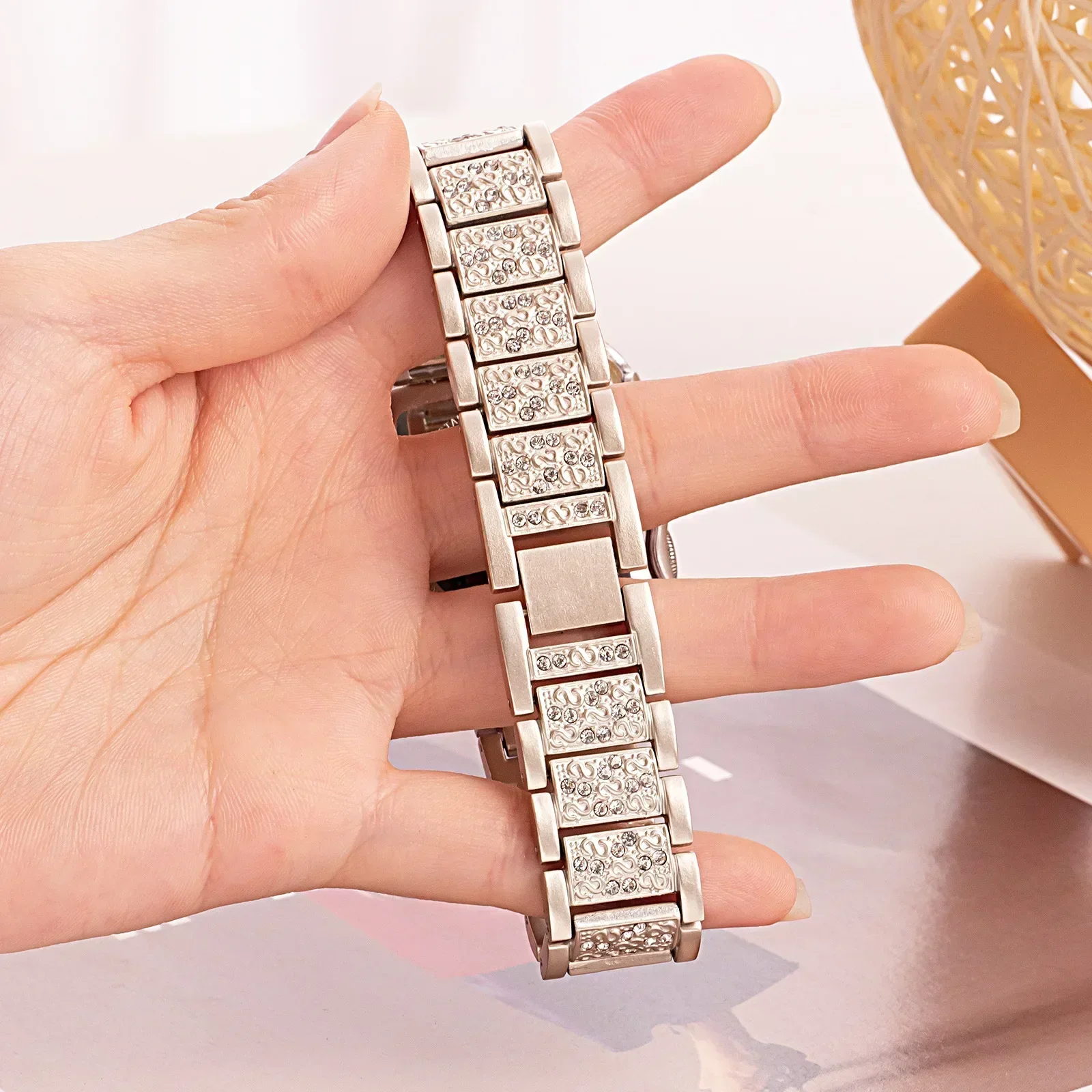 النساء الماس معصمه ل الأحفوري GEN 6 5E 5 44 مللي متر حزام الساعات 22 مللي متر حزام الجنرال 5 LTE 45 مللي متر/كارلايل/غاريت/جوليانا سوار الفرقة