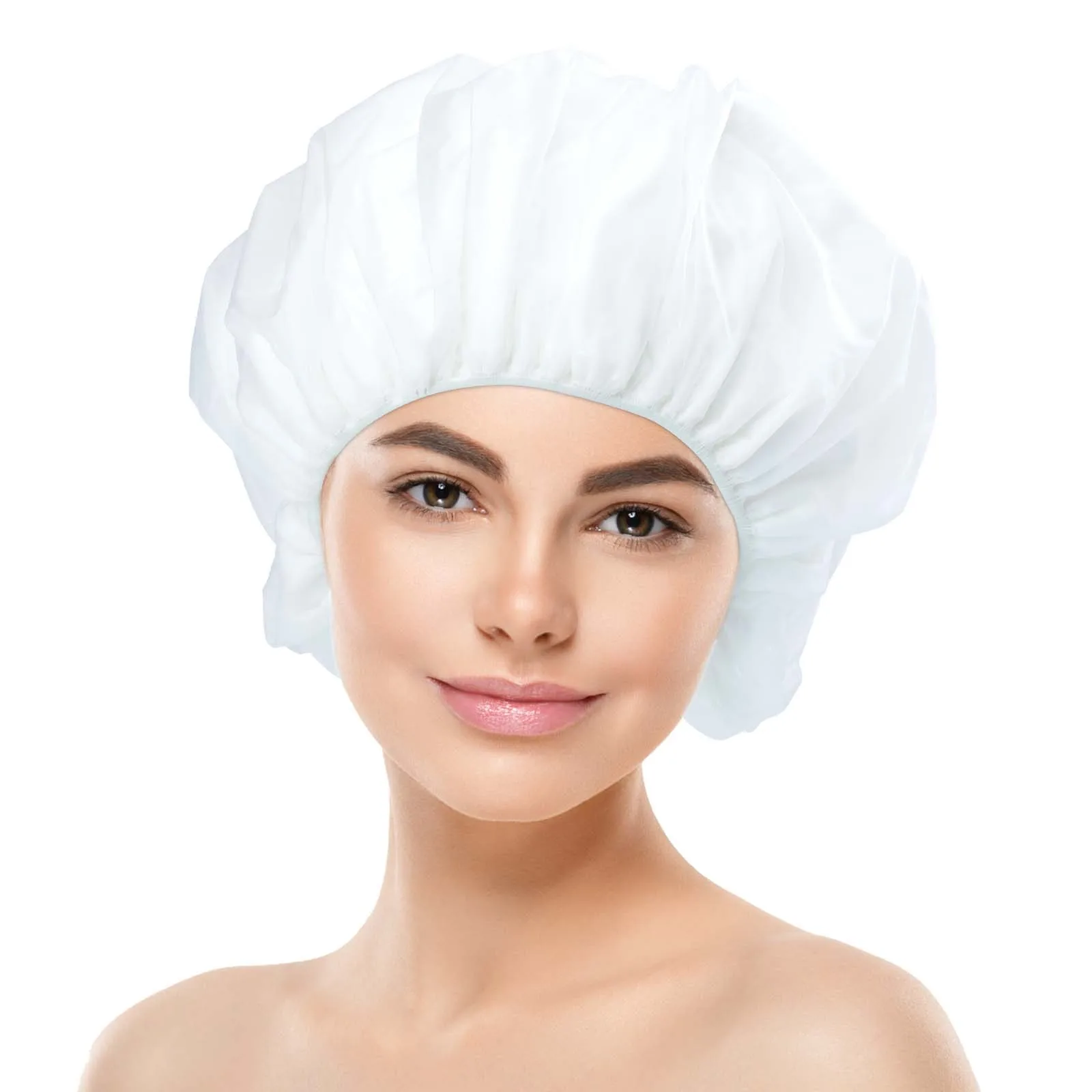 

Shampoo Cap Dry Hair Hat Rinse Free Condition Non-woven Fabric Elderly Pregnant Woman Women's Microwaveable Hats Wash