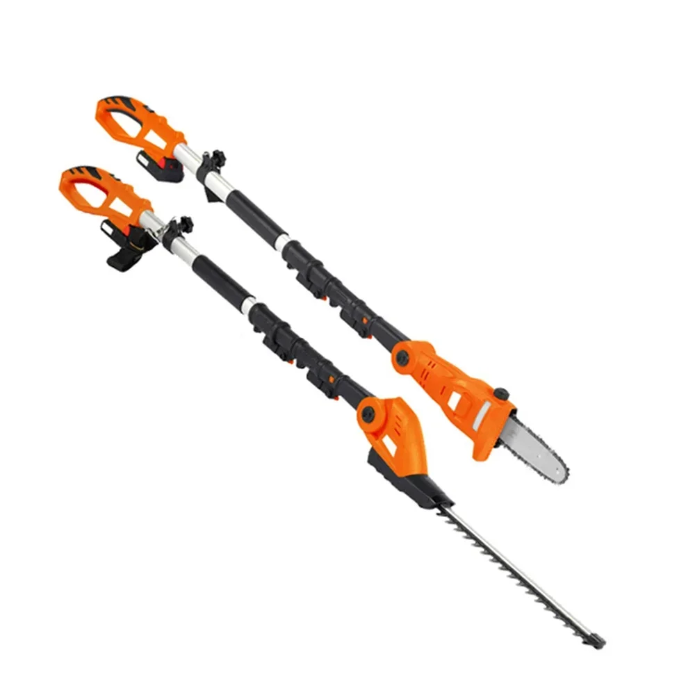 Vertak Multi Functional 20V 2 in 1 Li-ion Cordless Pole Chainsaw Saw Grass Trimmer /Hedge Trimmer