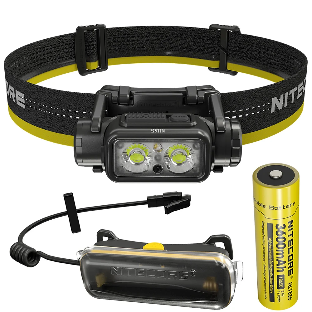 

Wholesale NITECORE NU45 1700 LMs 4000mAh Battery USB Rechargeable Headlamp + 18650 Extension Battery Case Outdoor Camping Search