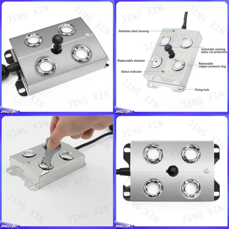 custom for Large Fog Volume Humidification Module Fine Humidifier for Tropical Rain Forest Landscape Ultrasonic Mist Maker