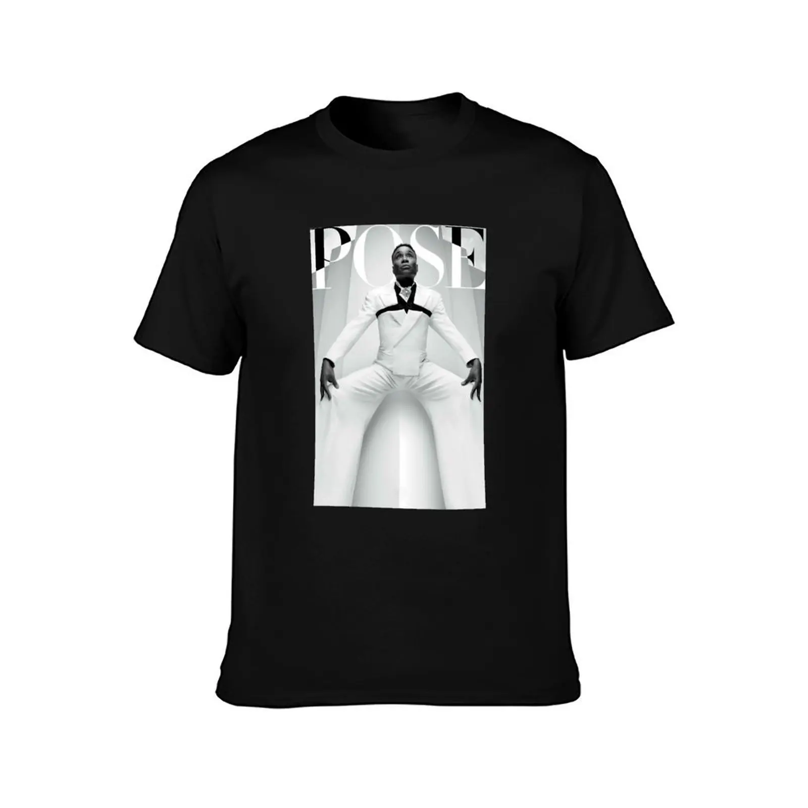 POSE Pray Tell Black and White - Live Work Pose TV Show T-Shirt Summer Casual Cotton Tee Oversized Streetwear Tops