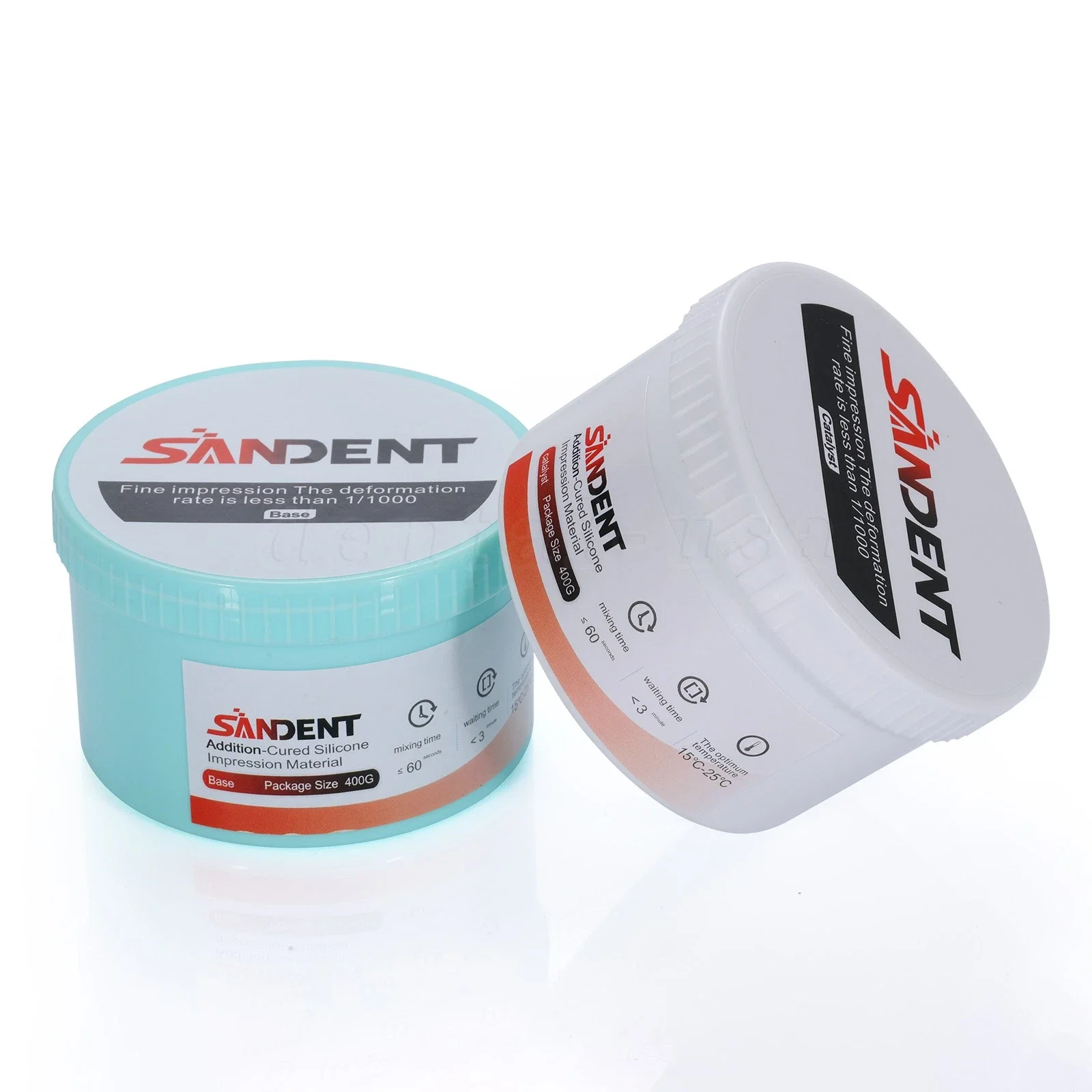 

Dental Putty Fast Set PVS VPS Impression Material Silicon Base+Catalystst