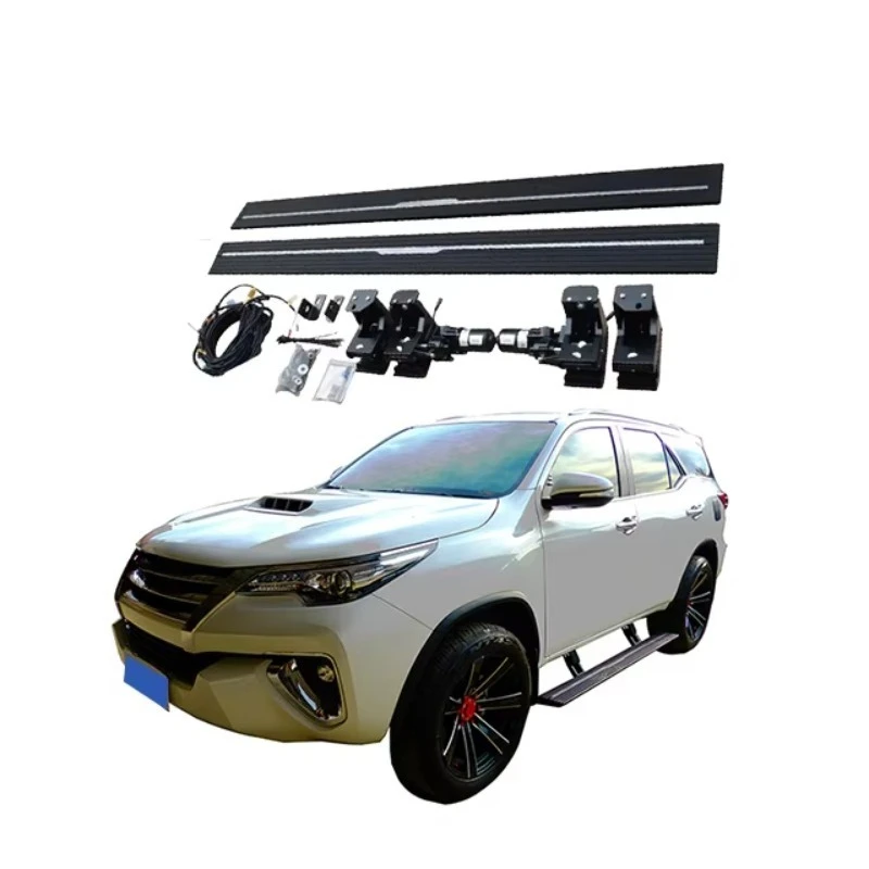 

Auto Accessories Automatic Running Board for Fortuner 2016+ Power Side bar Aluminum Electric Side Step