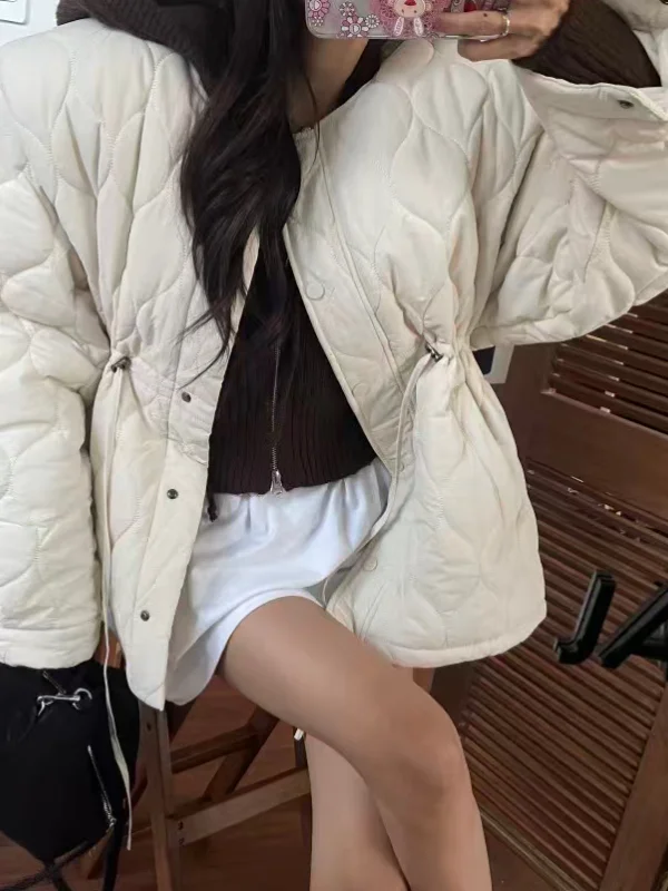 

Шикарное хлопковое пальто с завязками на талии, женское зимнее теплое пальто с вышивкой, облегающее пальто, осеннее новое китайское брендовое пальто