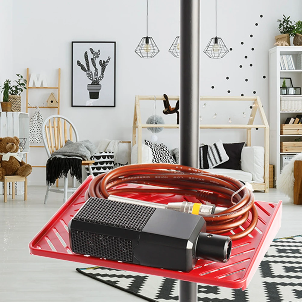 

Live Sound Card Tray Microphone Stand Rack Shelf Large Size Durable ABS Metal Multi-functional Live Streaming KTV Outdoor