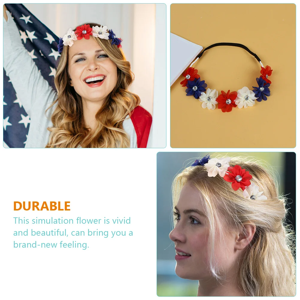 

Eco-Friendly Floral Headband Women Flower Hairband Girls Hair Accessory Wedding Party Carnival Costume Cosplay Garland Headdress