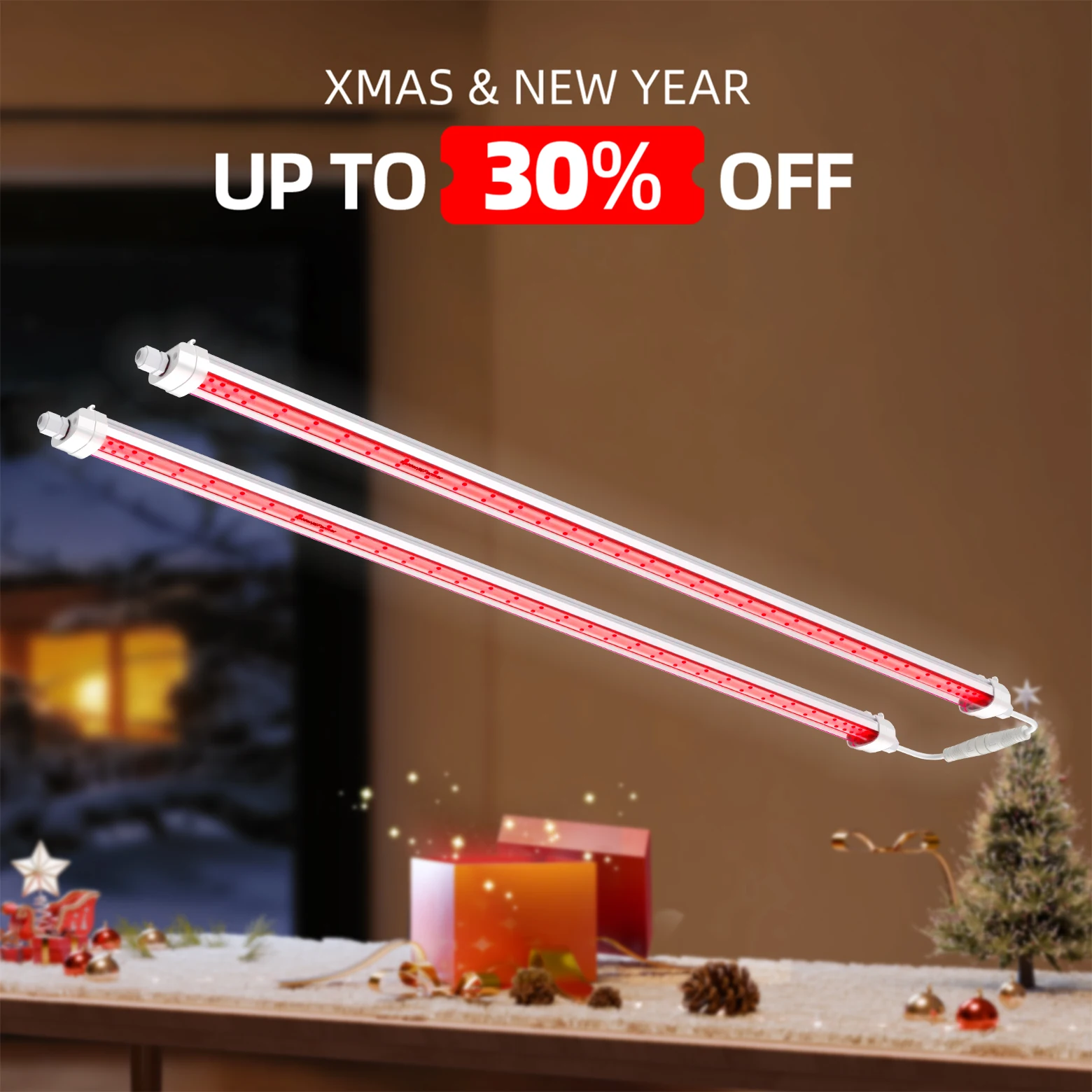 

Spider Farmer 80W GlowR80 Deep Red Spectrum 660nm Supplemental LED Grow Light Bars Full Spectrum Hydroponics Indoor Plants