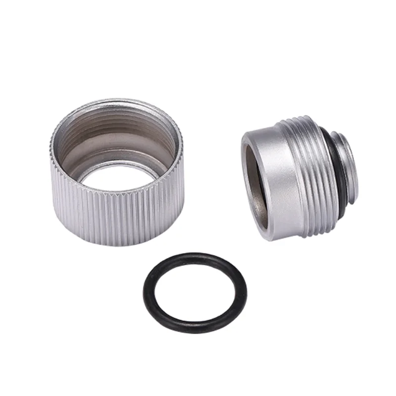 DIY Water cooling G1/4 fitting connector for OD14mm hard tube anti-leaking copper material compression fitting PC liquid cooling