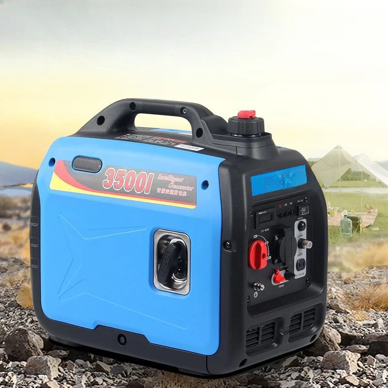 

Small gasoline generator 220V household outdoor portable 1234KW RV camping silent frequency conversion