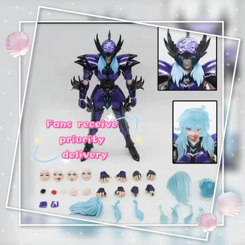 

In Stock Jimo Pluto Pisces Pisces Abrodi + Luminous Hair Gold Saint Cloth Warrior Myth Animation Model Toy Collection Gift